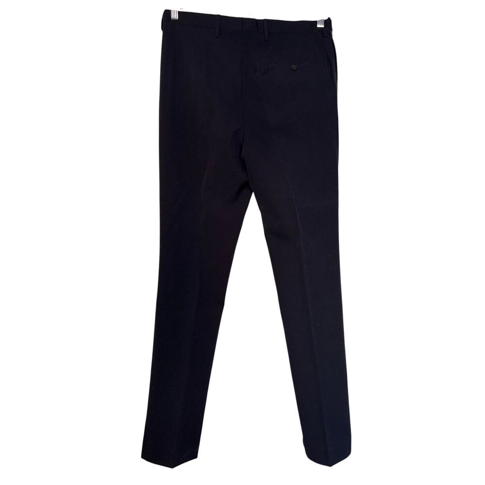 Lanvin Navy Wool Dress Pants